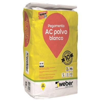Pegamento A-C polvo blanco 24.5 Kg